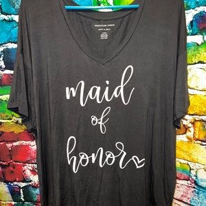 American Eagle ladies size large “maid of honor” t shirt